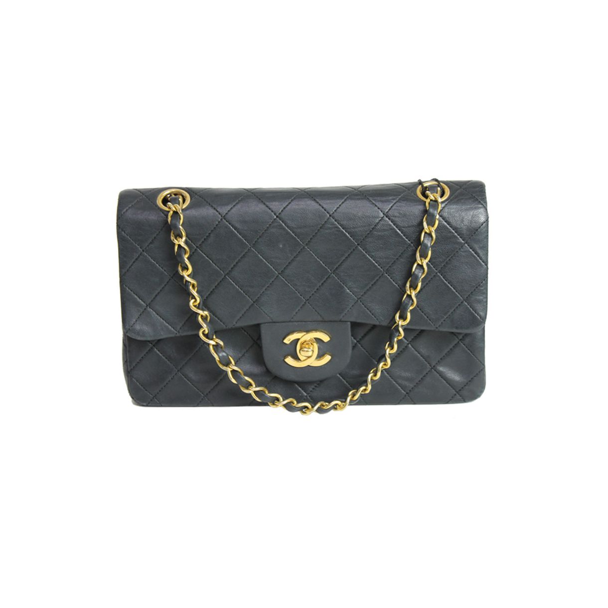 chanel double flap bolsa lambskin