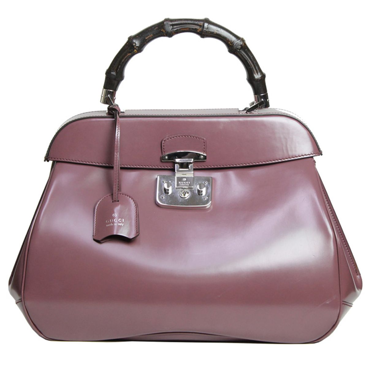 gucci bamboo padlock bolsa