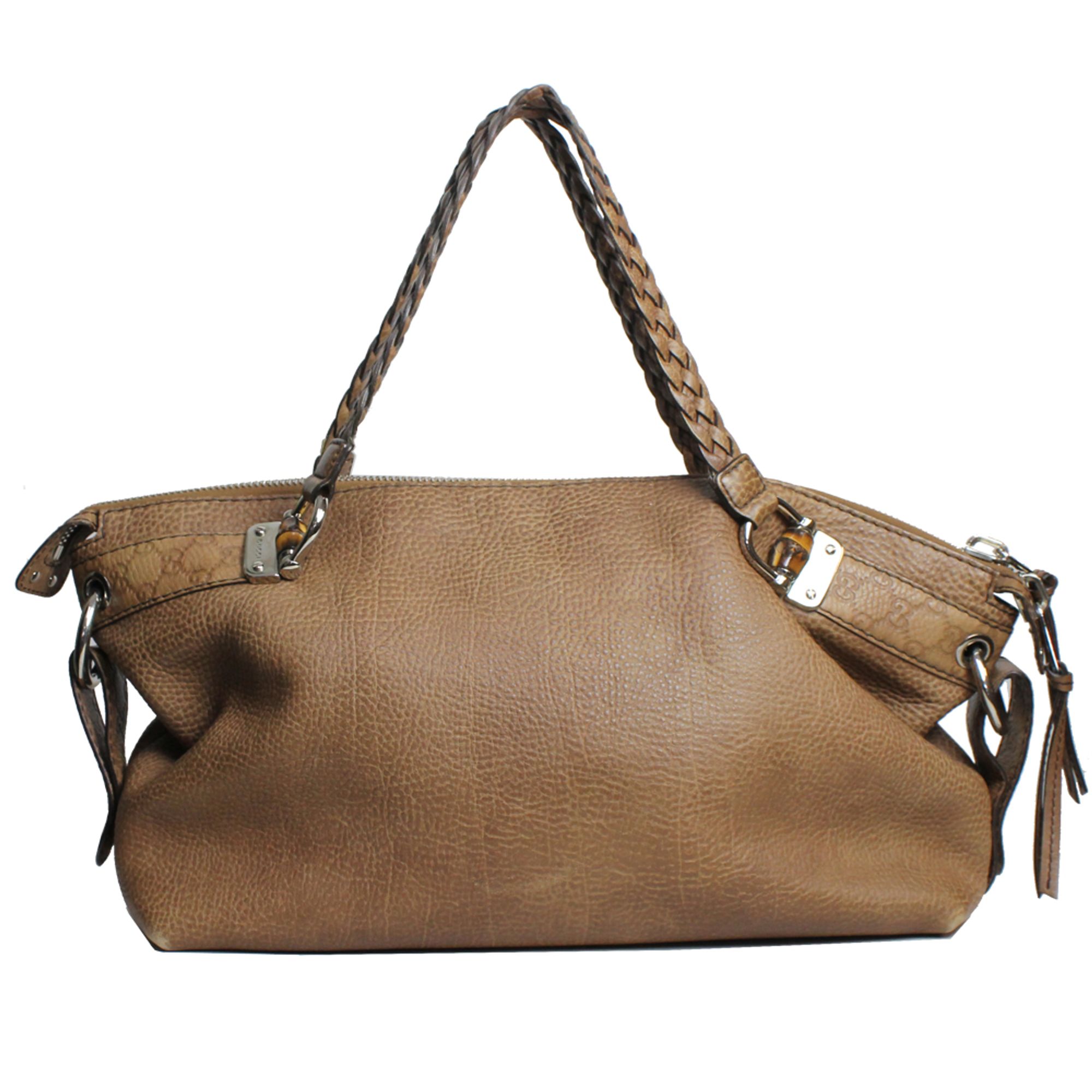 tan leather gucci bolsa