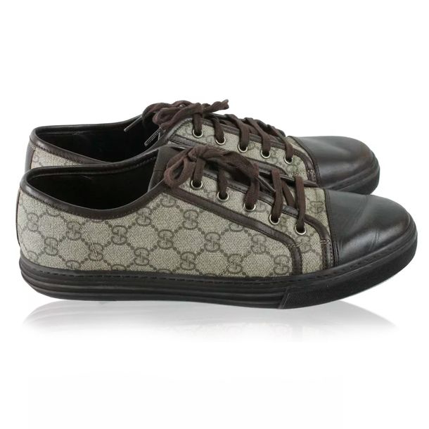 tenis gucci marrom
