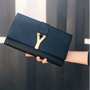 ysl blue handbolsa