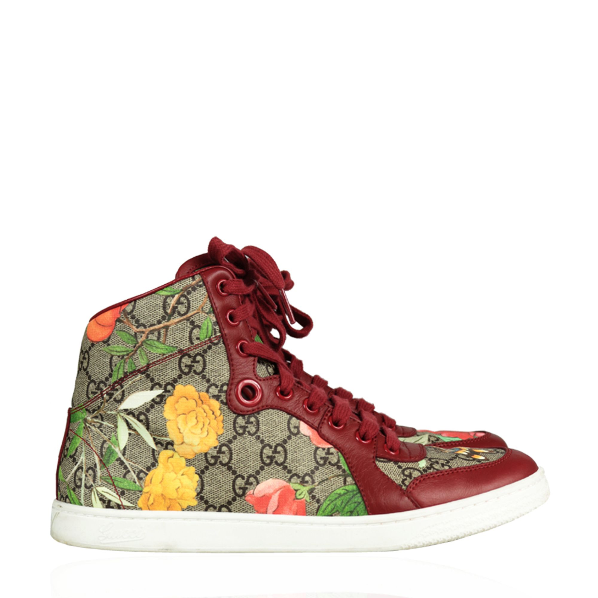 Tenis Gucci GG | Brechó de luxo - prettynew