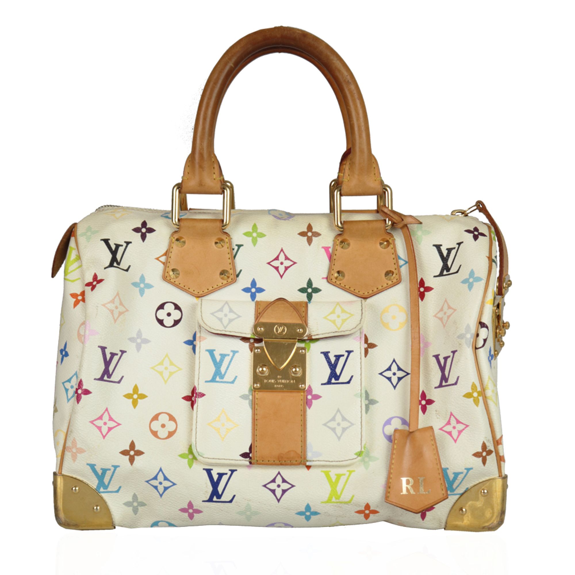 white lv bolsa