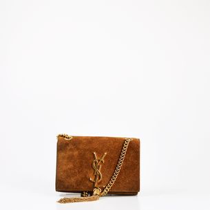 ysl brown crossbody bolsa