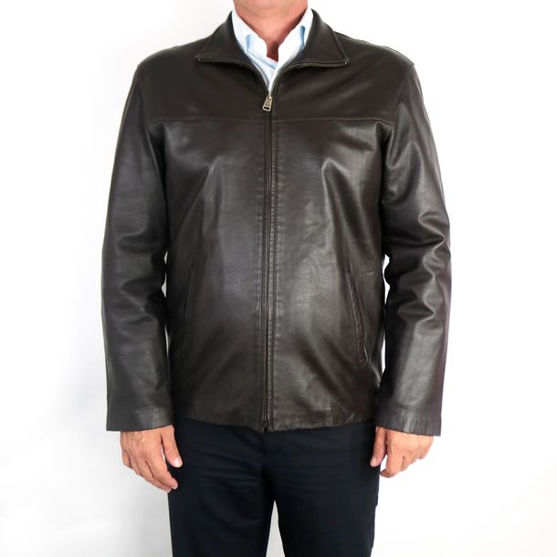 jaqueta de couro dolce gabbana