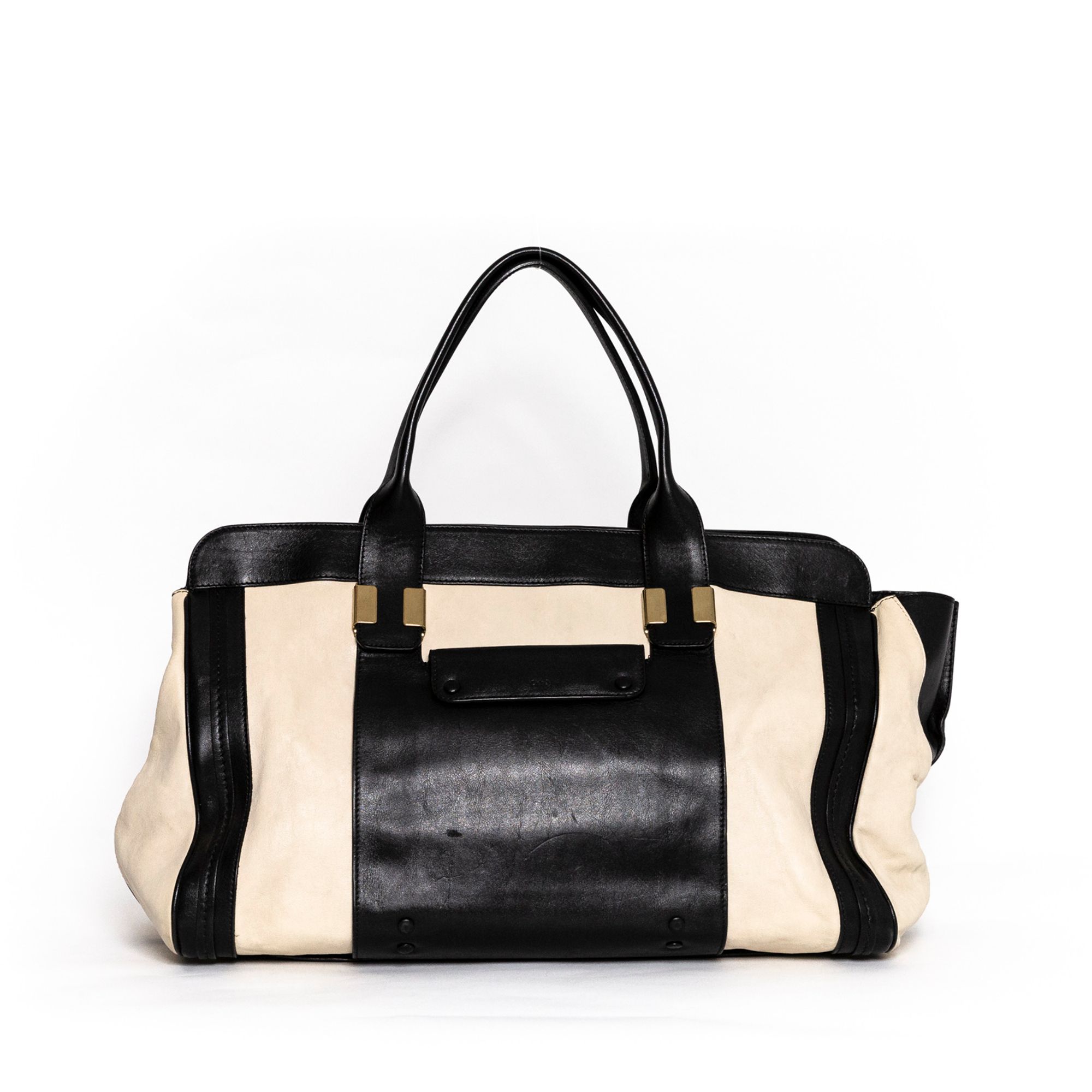 chloe tote bolsa black