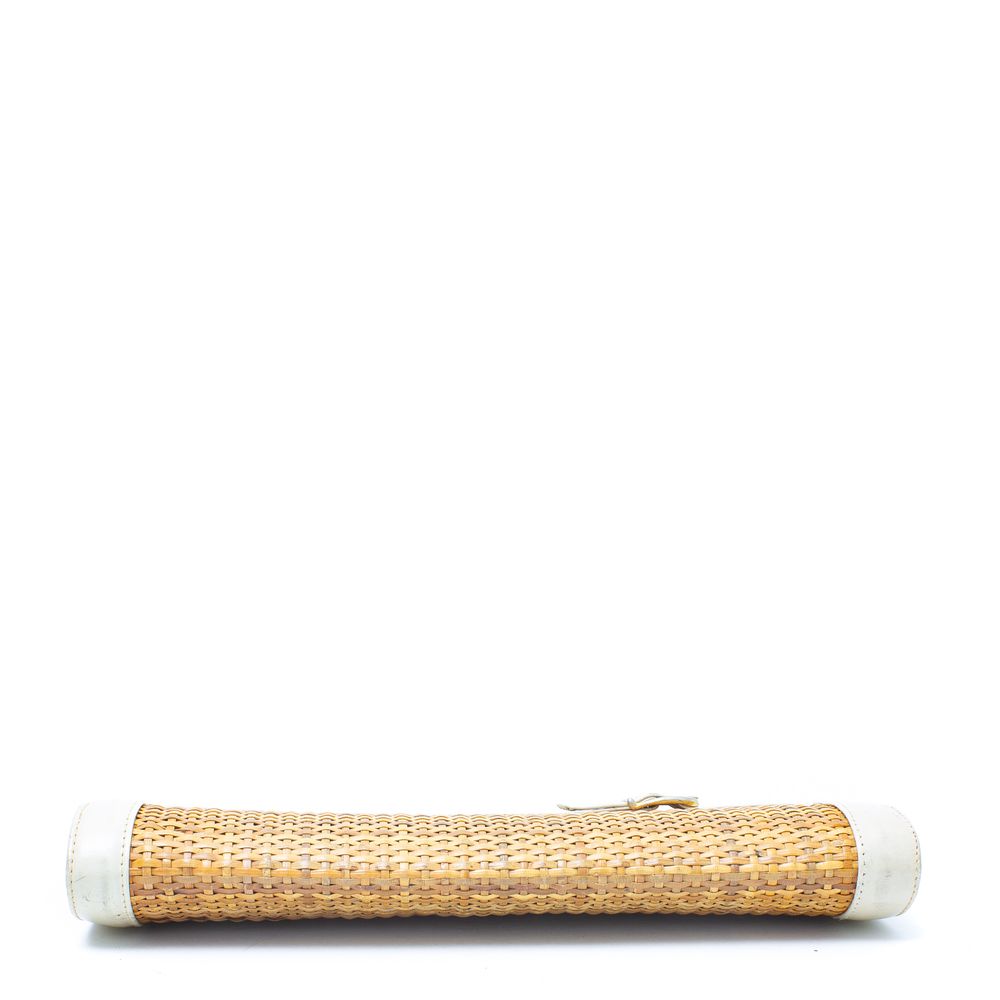 Clutch Loop Vintage Palha Bege Brechó de luxo prettynew