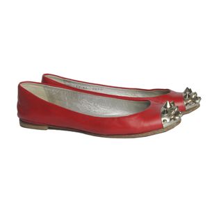 Shoe-Giuseppe-Zanotti-Red-with-Spikes
