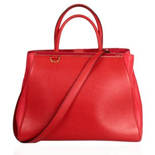 Fendi-Handbag-2Jours-Petite-Red