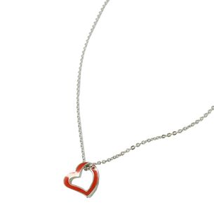 Swarovski-Silver-Double-Heart-Face-Necklace