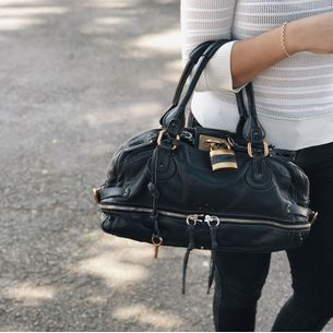 Chloe-Padlock-Navy-Handbag