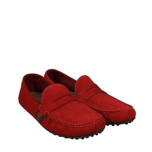 Gucci-Loafers-Red-Suede