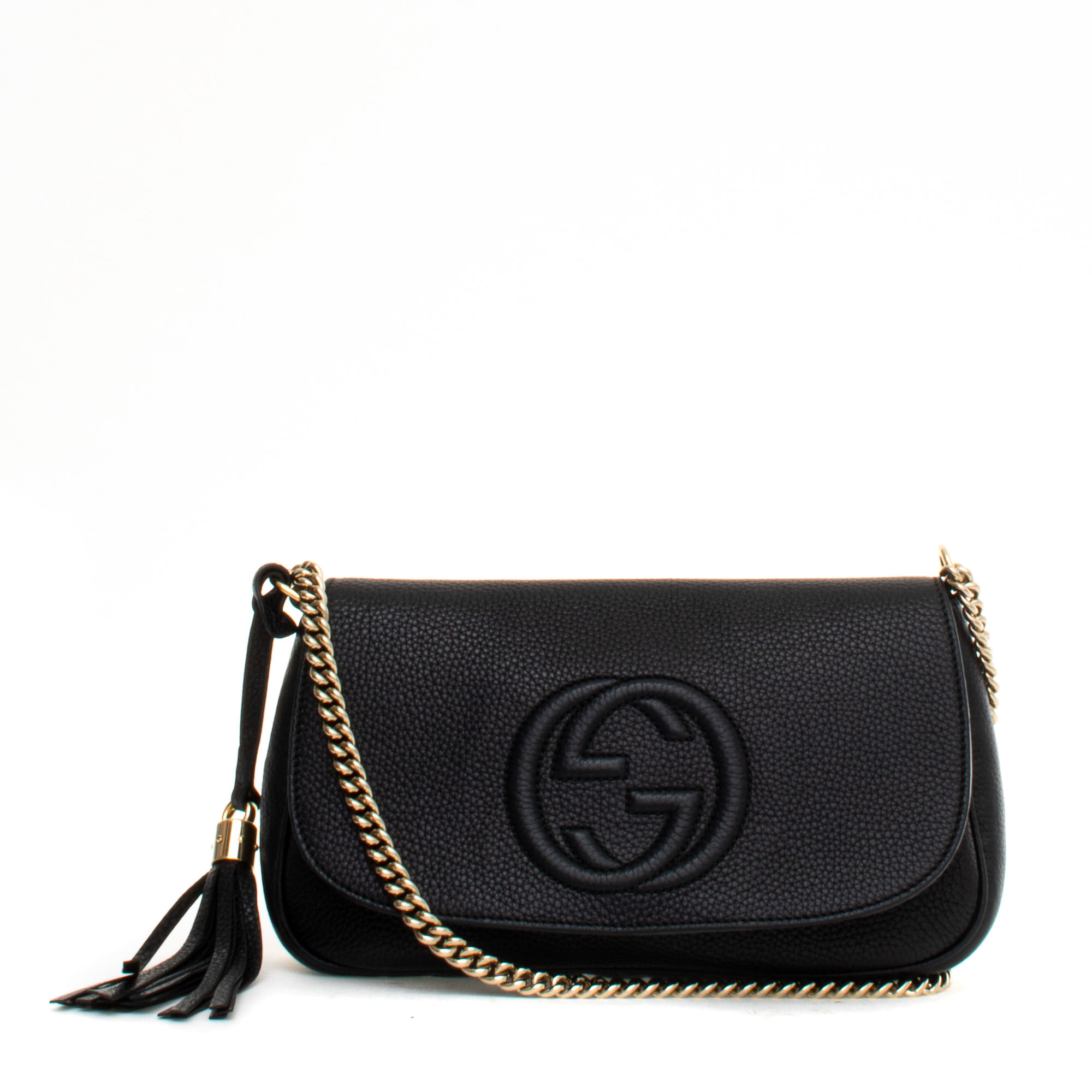 gucci soho flap bolsa