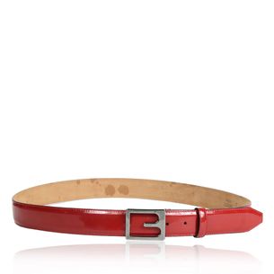 Bally-Red-Leather-Belt