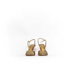 Bottega-Venetta-Gold-Sandals