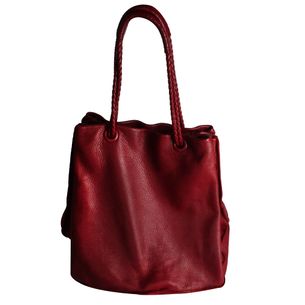 Bottega-Veneta-Cherry-Red-Leather-Bag