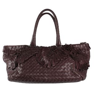 Bottega-Veneta-Purple-Leather-Tote-Bag