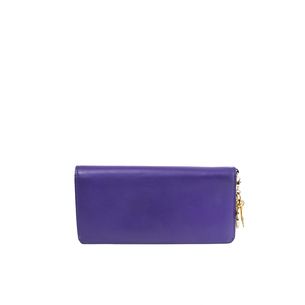 Christian-Dior-Purple-Leather-Wallet