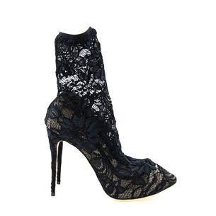 Dolce---Gabbana-Black-Lace-Trimmed-Ankle-Boots