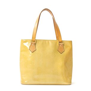 Louis-Vuitton-Yellow-Patent-Leather-Bag