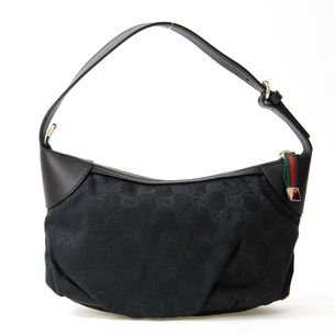 Gucci-Mini-Black-Jacquard-Bag