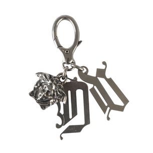 Versace-Silver-Metal-Medusa-Keychain