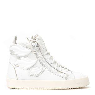 Giuseppe-Zanotti-White-Leather-Sneakers
