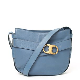 Tory-Burch-Blue-Leather-Bag