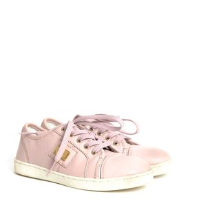 Dolce---Gabbana-Pink-Leather-Sneakers