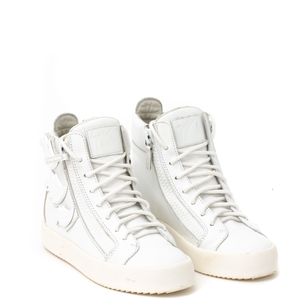 Giuseppe-Zanotti-White-Leather-Sneakers
