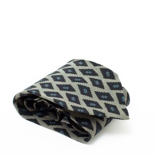 Giorgio-Armani-Black-Square-Pattern-Tie