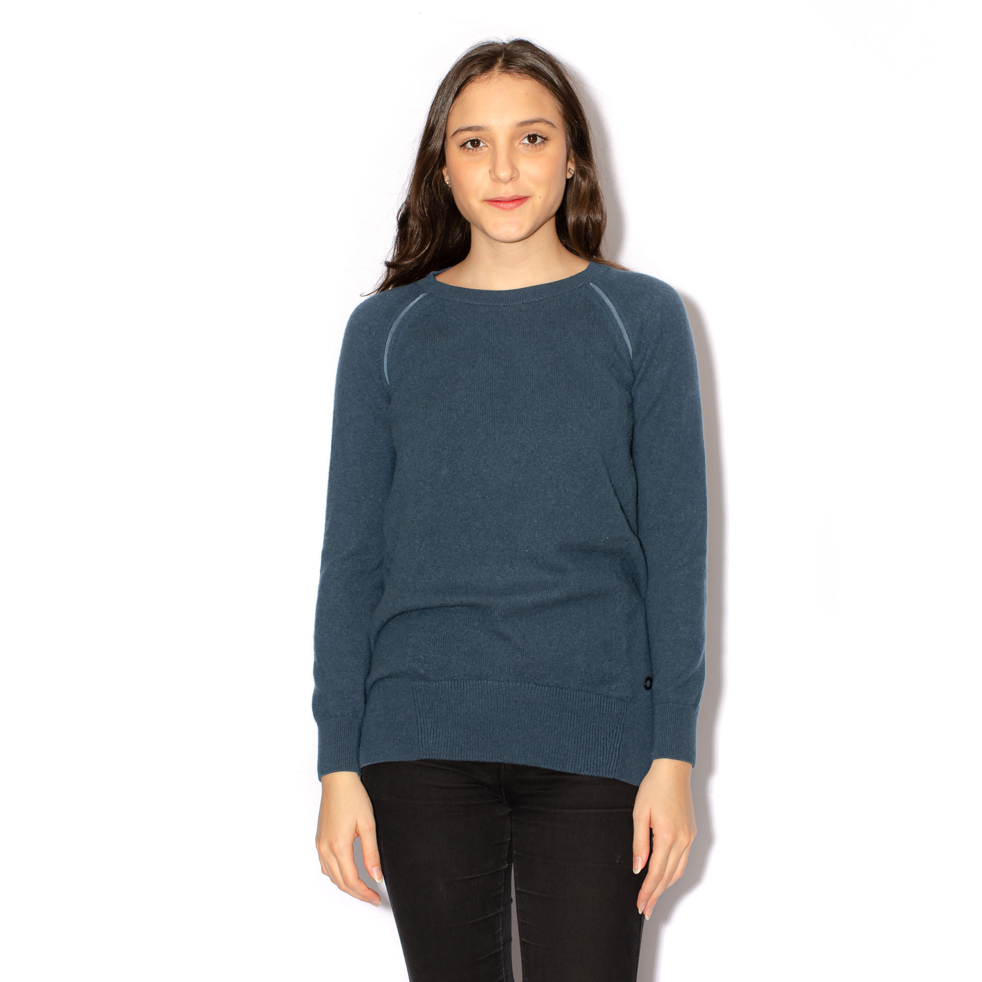 Loro Diana Blue Cashmere Sweater 