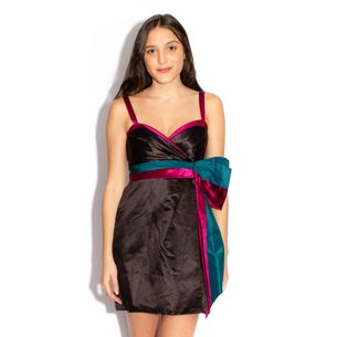 Marc-by-Marc-Jacobs-Multicolored-Bow-Satin-Dress