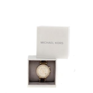 Michael-Kors-Brown-and-Gold-Tone-Strass-Watch