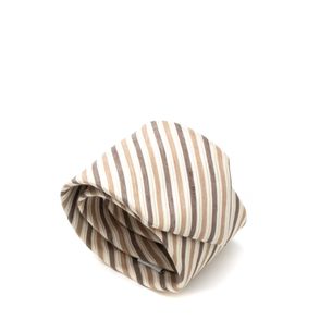 Armani-Colezzione-Cream-Striped-Tie