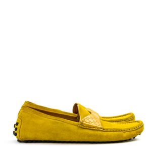 Gucci-Yellow-Suede-Moccasins