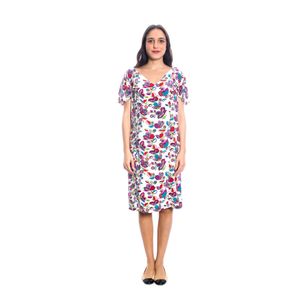 Reinaldo-Lourenco-Multicolored-Print-Dress