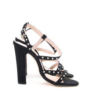 Leandra-Medine-Black-Satin-Sandals