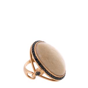 Gold-Black-Brilliants-and-Feldspar-Ring