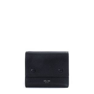 Celine-Leather-Compact-Wallet