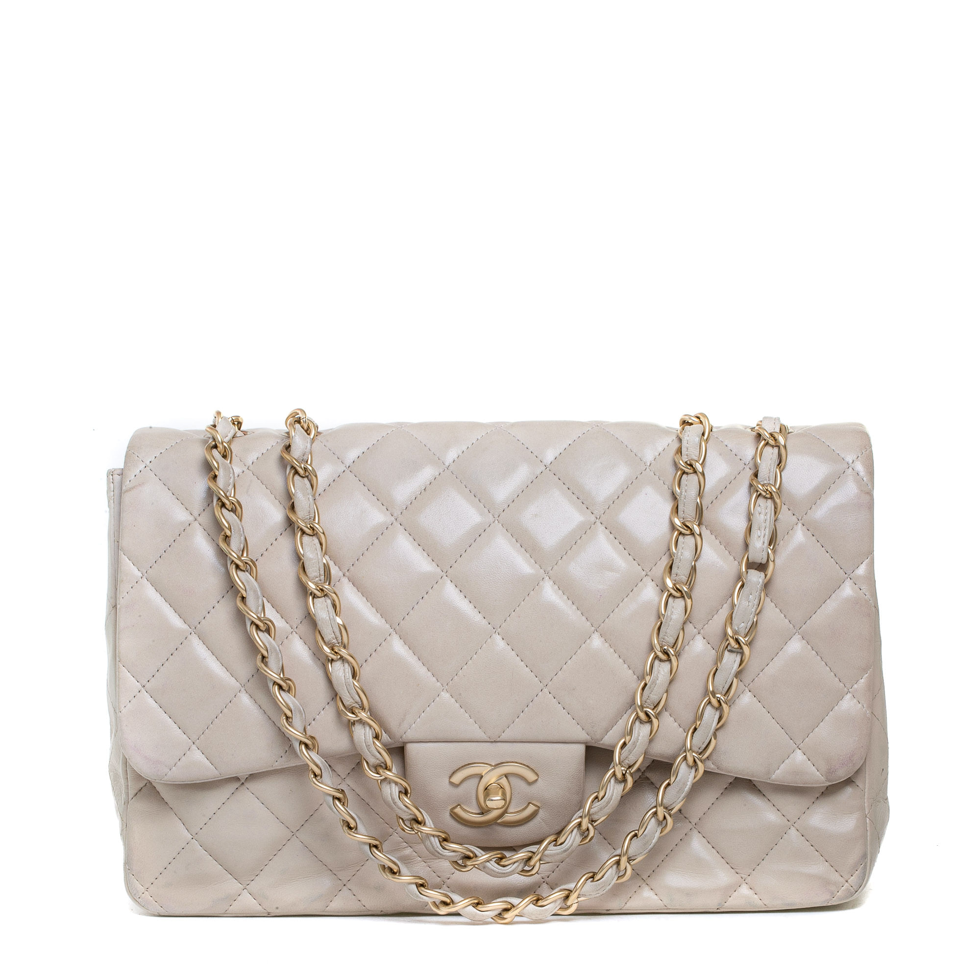 chanel medium flap bolsa size