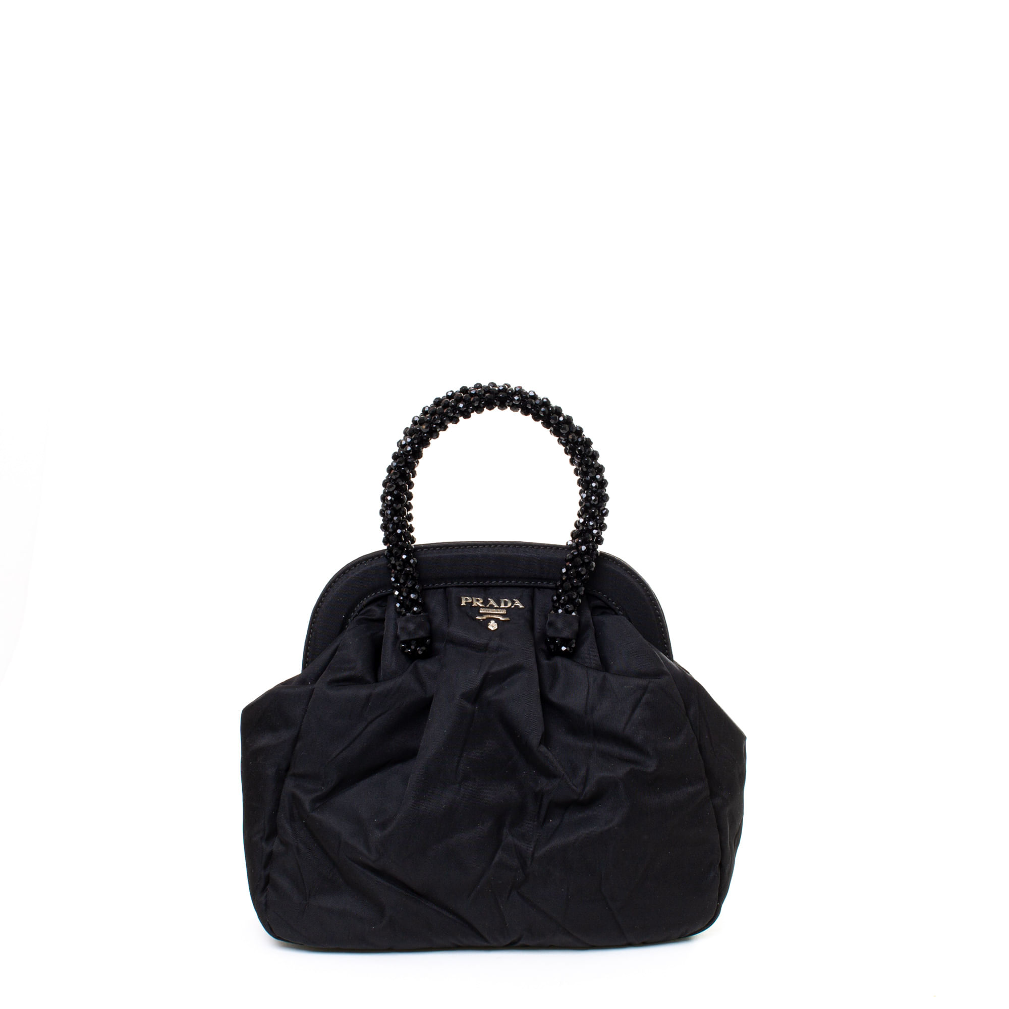 vintage black prada bolsa