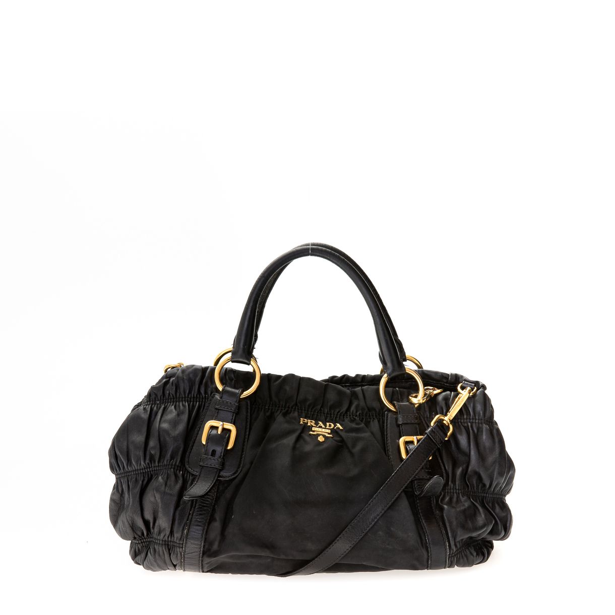 nappa gaufre prada bolsa