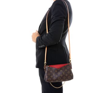 louis vuitton pallas clutch bolsa