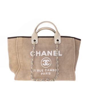 Bolsa-Chanel-Deauville-Shopping-Tote-Bege