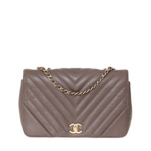 chanel chevron statement bolsa