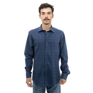 Camisa-Burberry-Xadrez-Azul