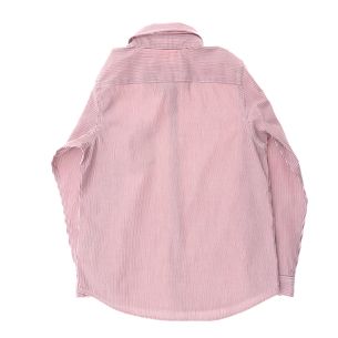 Camisa-Burberry-Infantil-Listrada-Vermelho-e-Branco