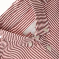 Camisa-Burberry-Infantil-Listrada-Vermelho-e-Branco
