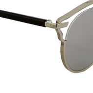 Oculos-Christan-Dior-Metal-Prateado-Lente-Espelhada